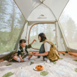 Палатка Naturehike Ango Picnic CNK2450WS021 трёхместная c навесом бежевая c черным — изображение 6