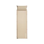 Коврик Naturehike CNK2550WS025 D Series 6см с подушкой R4.9 самонадувной туристический бежевый