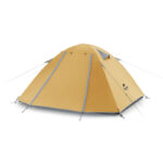 Палатка Naturehike P-Series NH18Z022-P 210T/65D, двухместная, желтая