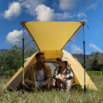 Палатка Naturehike P-Series NH18Z022-P 210T/65D, двухместная, желтая — изображение 3