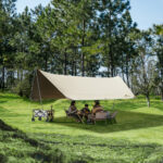 Тент Naturehike Cloud Skies Tarp C2350WS010 150D 680*575 см песочный — изображение 5