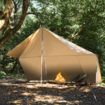 Тент Naturehike Cloud CNK2450WS025 150D, 400x292 см для кемпинга, светло-коричневый (без стоек) — изображение 5