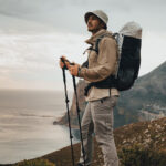 Палка треккинговая Naturehike 7075 AL NH17D017-D 61-135 черный — изображение 6