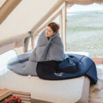 Спальный мешок Naturehike Sunny Day PL02 CNK2550WS028 U250, зеленый с коричневым, молния справа — изображение 7