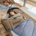 Спальный мешок Naturehike Sunny Day PL02 CNK2550WS028 U450, синий с голубым, молния слева — изображение 9